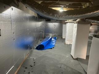 Drainage Matting Installed