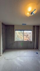Exposed Foundation Wall During Basement Waterproofing in Lehi, UT