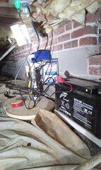 Sump Pump System with Battery Backup Providing Reliable Crawl Space Protection