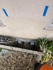 Multiple Push Piers Installed for Foundation Stabilization