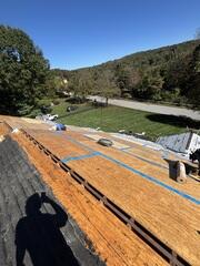 Seams Are Taped and Ice and Water Shield Is Installed