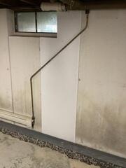 Foundation Wall Crack Repaired