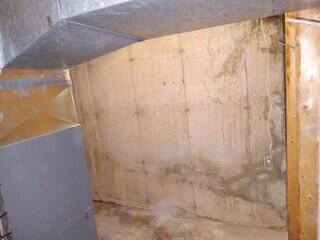 Leaking from cracks and form ties