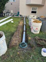 Buried Discharge Line Installation