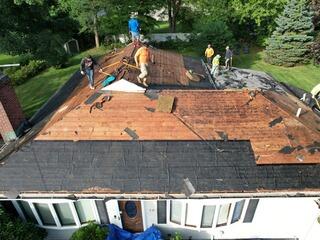 The Decking Is Exposed & Inspected