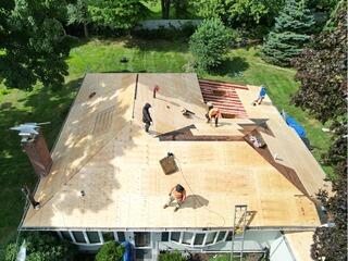 New Plywood Is Installed