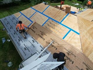 Underlayment Is Installed