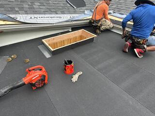 SBS Roof Cap Is Installed & Prepping for the Skylight