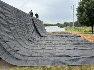 Removal of The Existing 25-year-old Roofing System