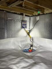 Flooded Crawl Space Repair in Logan, OH