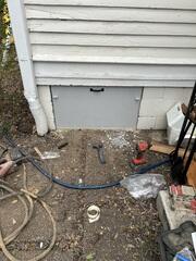 New Crawl Space Door
