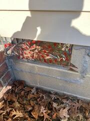 Open Crawl Space Vent