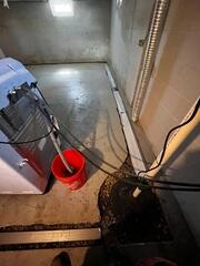Basement Drainage System Connected to Sump Pump