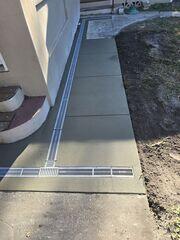 Complete Channel Drain Installation