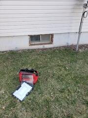 BEFORE - Failing Window Well