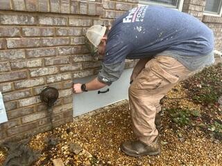 New Crawl Space Door