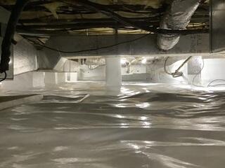 Finished Crawl Space Encapsulation
