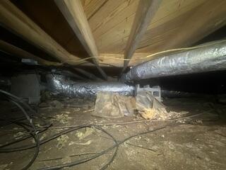 Crawl Space Before Project