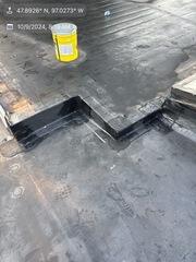 Proceeding to complete the flat roofing
