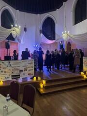 Dancing at the Community Hearts Event