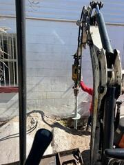 Helical Pier Installation