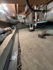 Crawl Space Drainage System