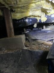 Unprotected Crawl Space