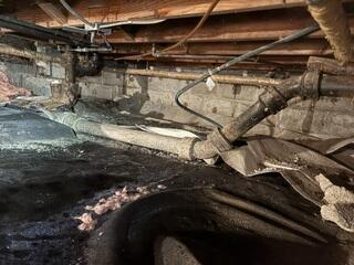 Crawl Space Causes Cold Floors in Southfield, MI Home