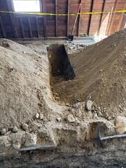 Interior Garage Excavation