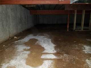 Before Crawl Space Renovation
