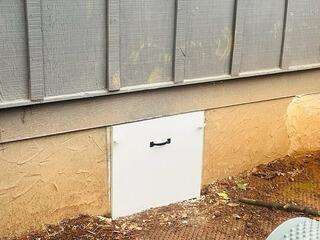 New Crawl Space Door