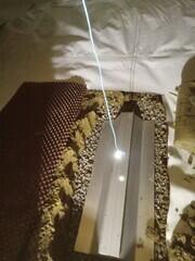 Aluminum base plate.