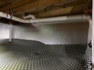 Crawl Space During Repairs