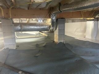 Drainage Matting Installed