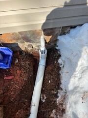 Exterior Discharge Line