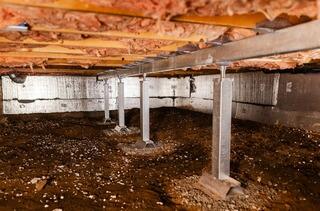 Sagging Floor Stabilization