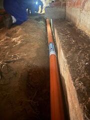 Installing Crawl Space Drainage System