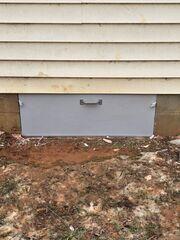 Sealed Crawl Space Access Door Installation in Hillsborough, NC