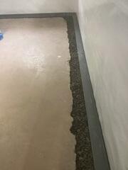 A Sub-Floor Drainage System Installed