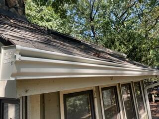 Gutter Installation is complete