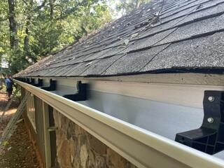 Gutter Shutter installation