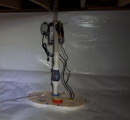 SuperSump Pump During Setup