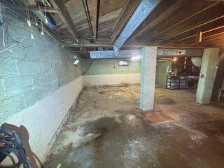 The Before: Wet Basement Floor