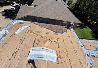 Roof Replacement in McKinney TX - Shingle Installation with Ring Nails