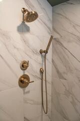 Close-up of Shower Controls