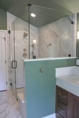 Walk-in Shower with Glass