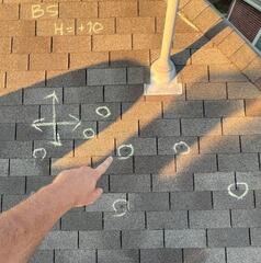 Roof Inspection in McKinney TX - Detailed Damage Documentation