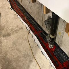 Full system against water infiltration in Saint-Rosaire, QC