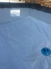 Completed Crawlspace Encapsulation During Fire Rebuild with Sump Pump