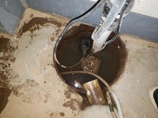 Before UltraSump® Installation